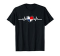Panama Flag Heartbeat Panamanian Roots T-Shirt - Custom Art Print Unisex
