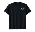 Soccer Player Soccer Heart Soccer Ball T-Shirt - Unique Graphic Unisex