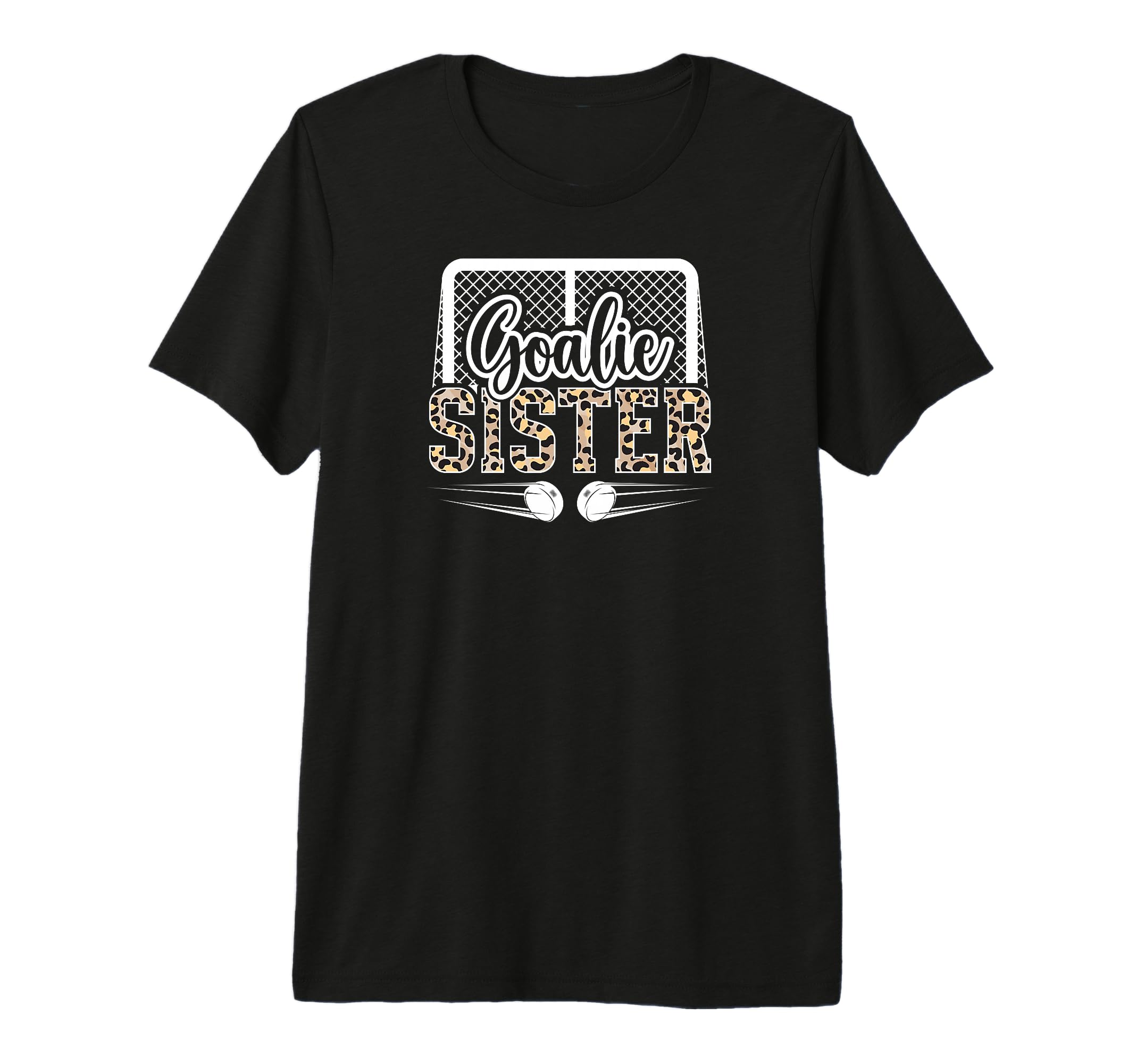 Ice Hockey Goalie Sister Hockey T-Shirt - Fun Novelty Design Men Women