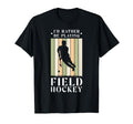 Hockey Training Goal Shooting T-Shirt - Fun Novelty Design for Adults
