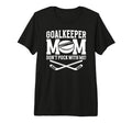 Funny Ice Hockey Goalkeeper Mom Hockey T-Shirt - Minimalist Print Unisex
