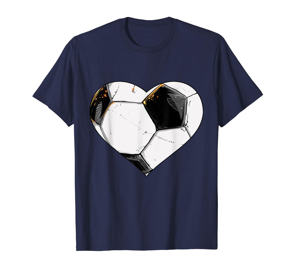 Soccer Ball Heart Love Goalie T-Shirt - Streetwear Style Men Women