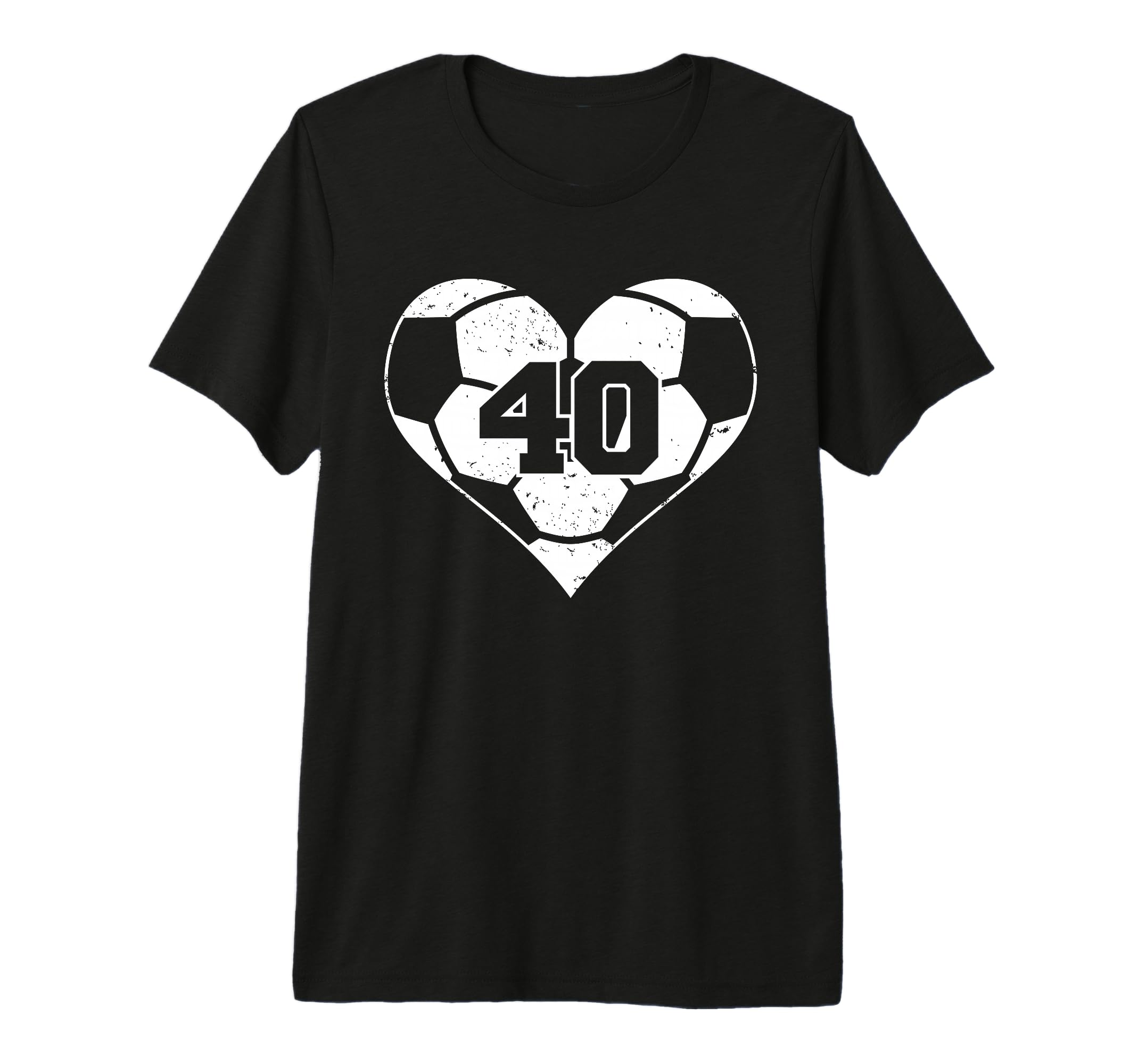 Soccer Number 40 Jersey Funny Soccer T-Shirt - Unique Graphic Men Women