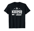 Ice Hockey Keeper Dad Hockey T-Shirt - Aesthetic Graphic Men Women