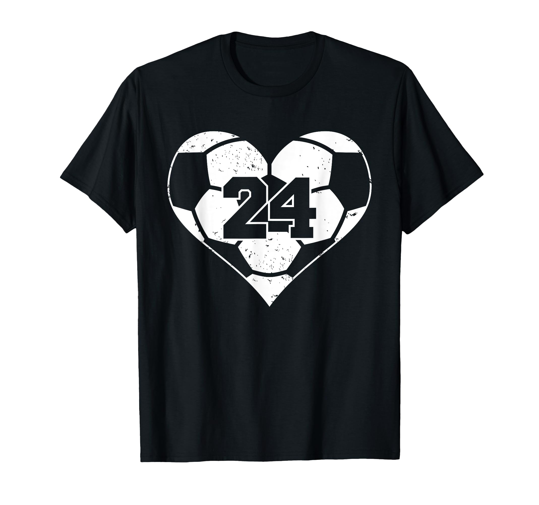 Soccer Number 24 Jersey Funny Soccer T-Shirt - Novelty Apparel Unisex