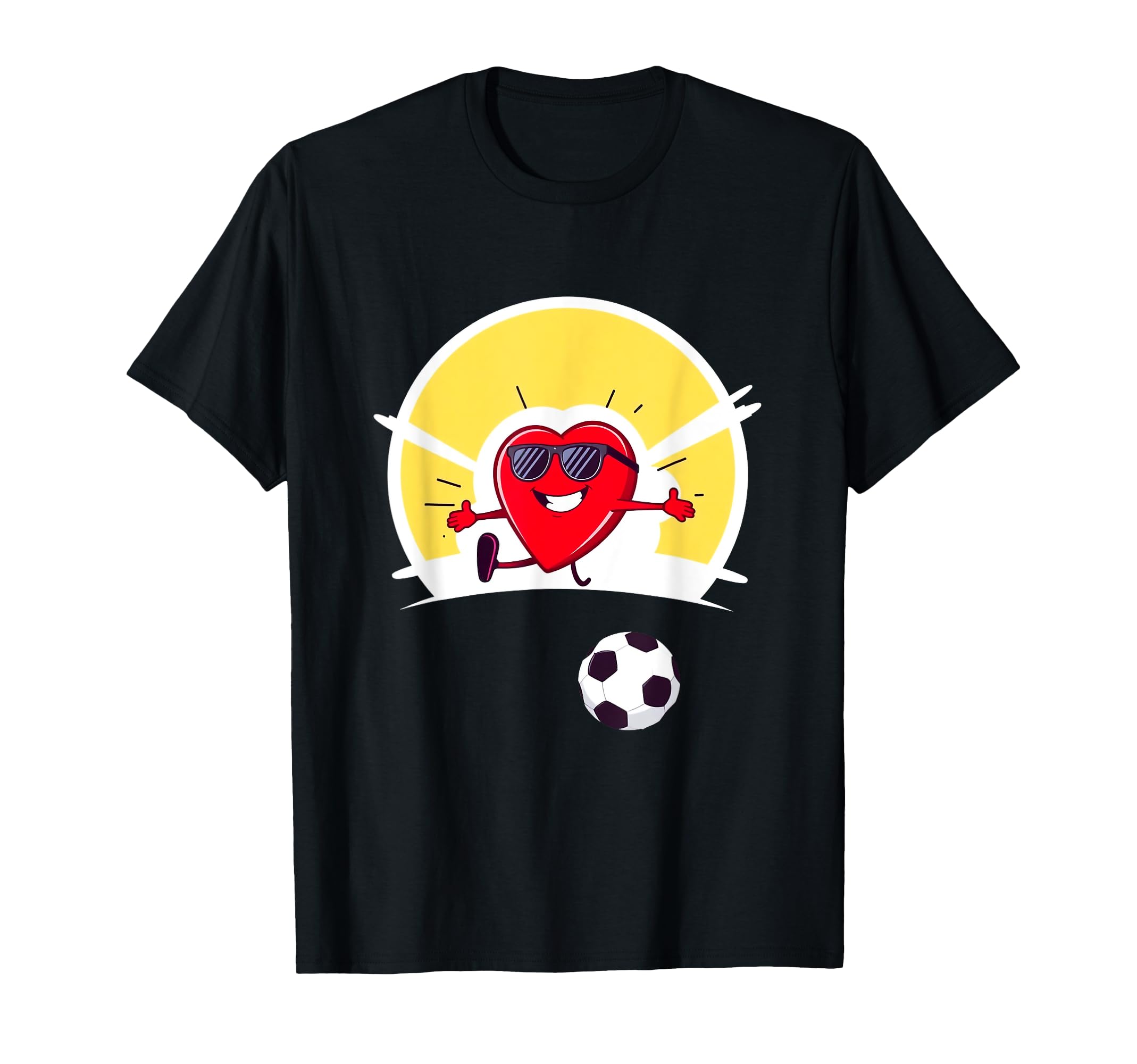 Soccer Heart Gift Sweatshirt - Trendy Graphic Men Women