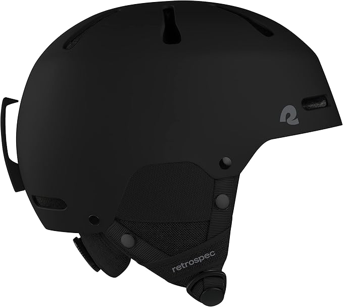 Retrospec Comstock Ski Helmet - Snowboard Helmet for Adults & Youth - Adjustable Fit Snow Helmet with Protective Shell and Breathable Vents for Men, Women, Boys & Girls