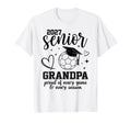 2027 Senior Soccer Grandpa Proud T-Shirt - Custom Art Print for Adults