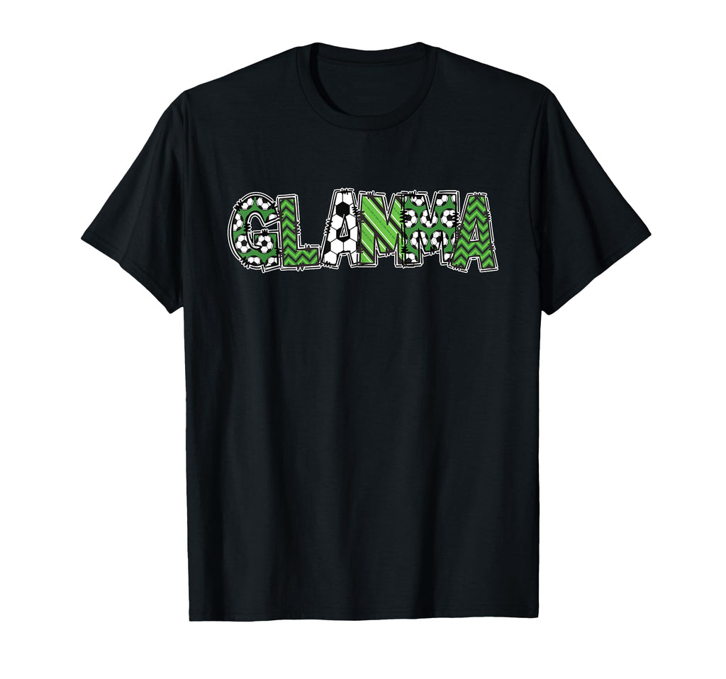Soccer Glamma Birthday Party T-Shirt - Minimalist Print Unisex