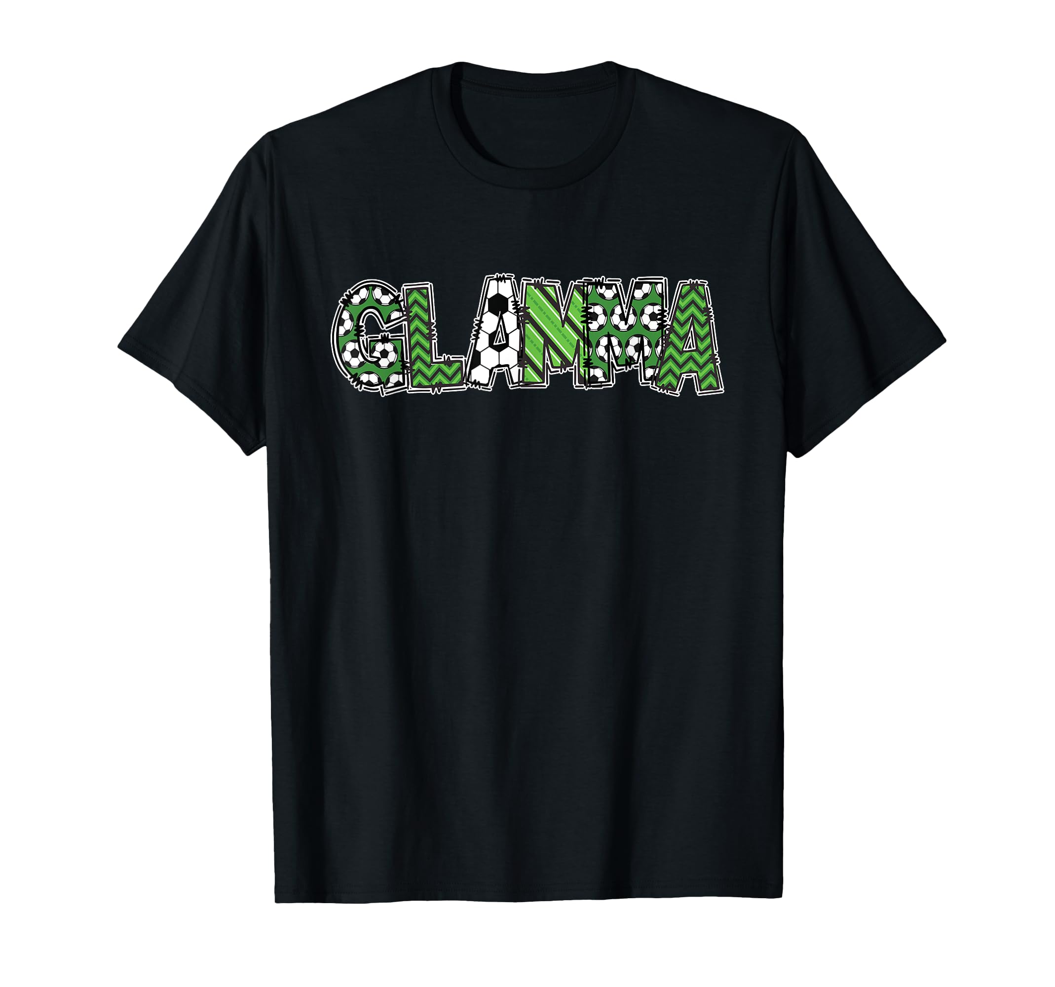 Soccer Glamma Birthday Party T-Shirt - Minimalist Print Unisex