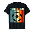 Thirteen 13Th Soccer Birthday Party T-Shirt - Aesthetic Graphic Men Women