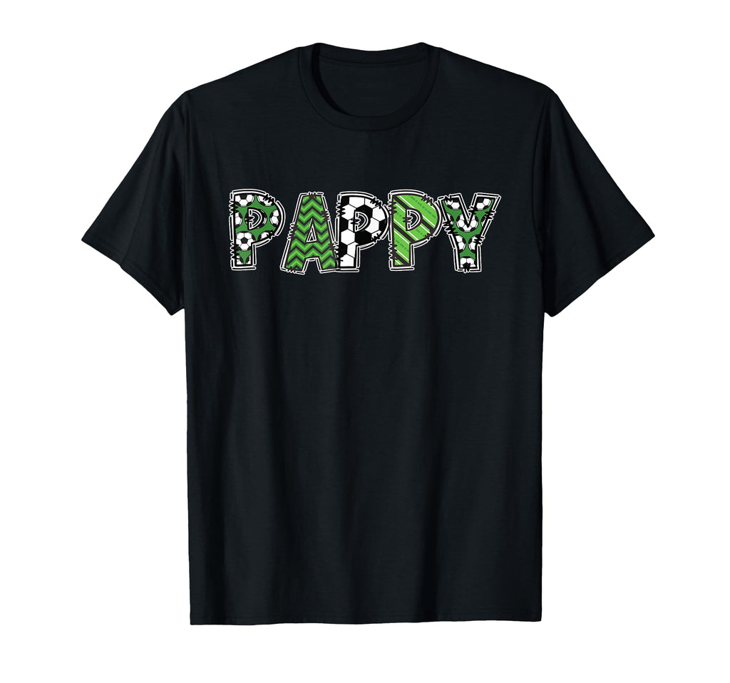 Soccer Grandpa Pappy Birthday Party T-Shirt - Trendy Graphic Unisex