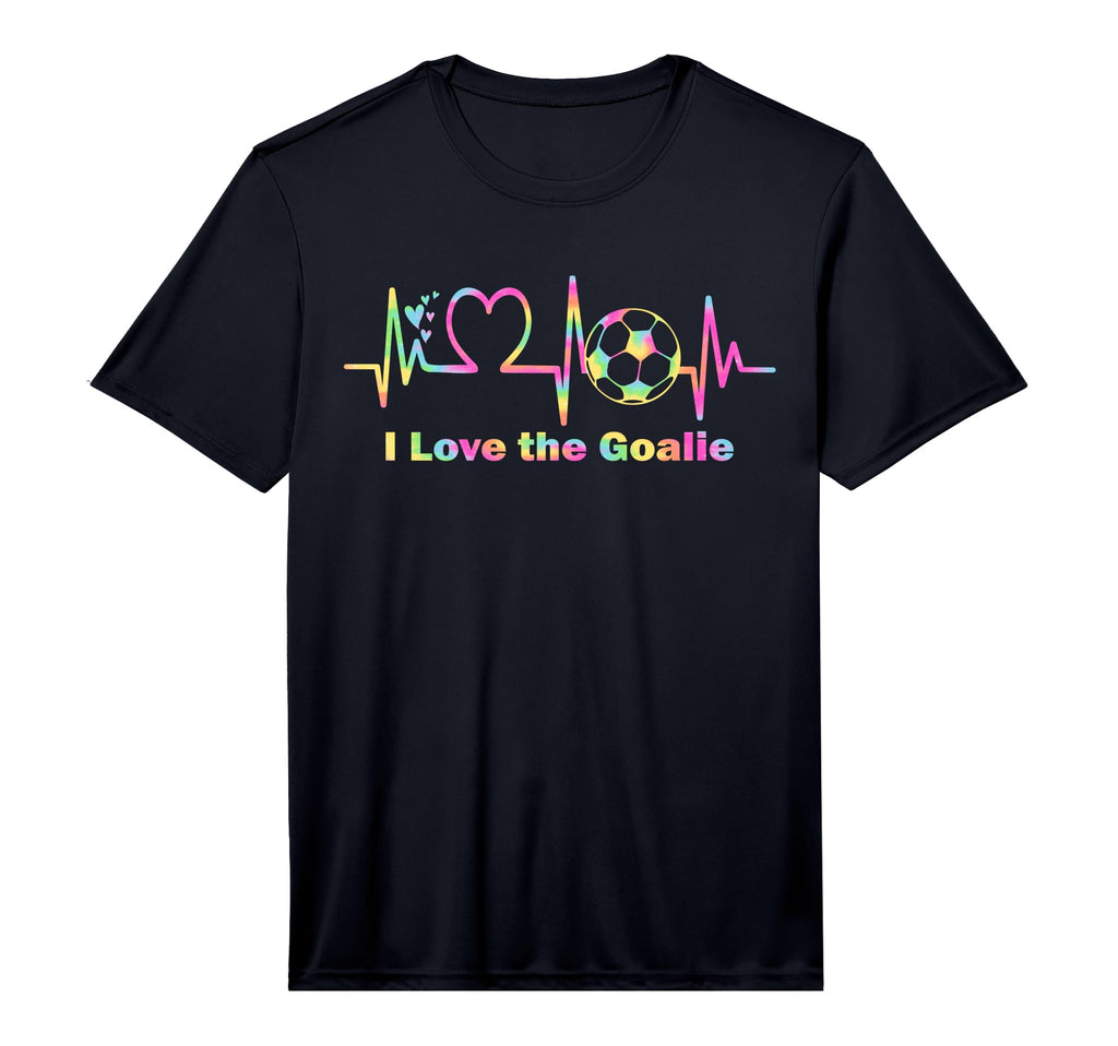 I Love Goalie Soccer Goalkeeper T-Shirt - Fun Novelty Design for Adults