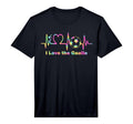 I Love Goalie Soccer Goalkeeper T-Shirt - Fun Novelty Design for Adults