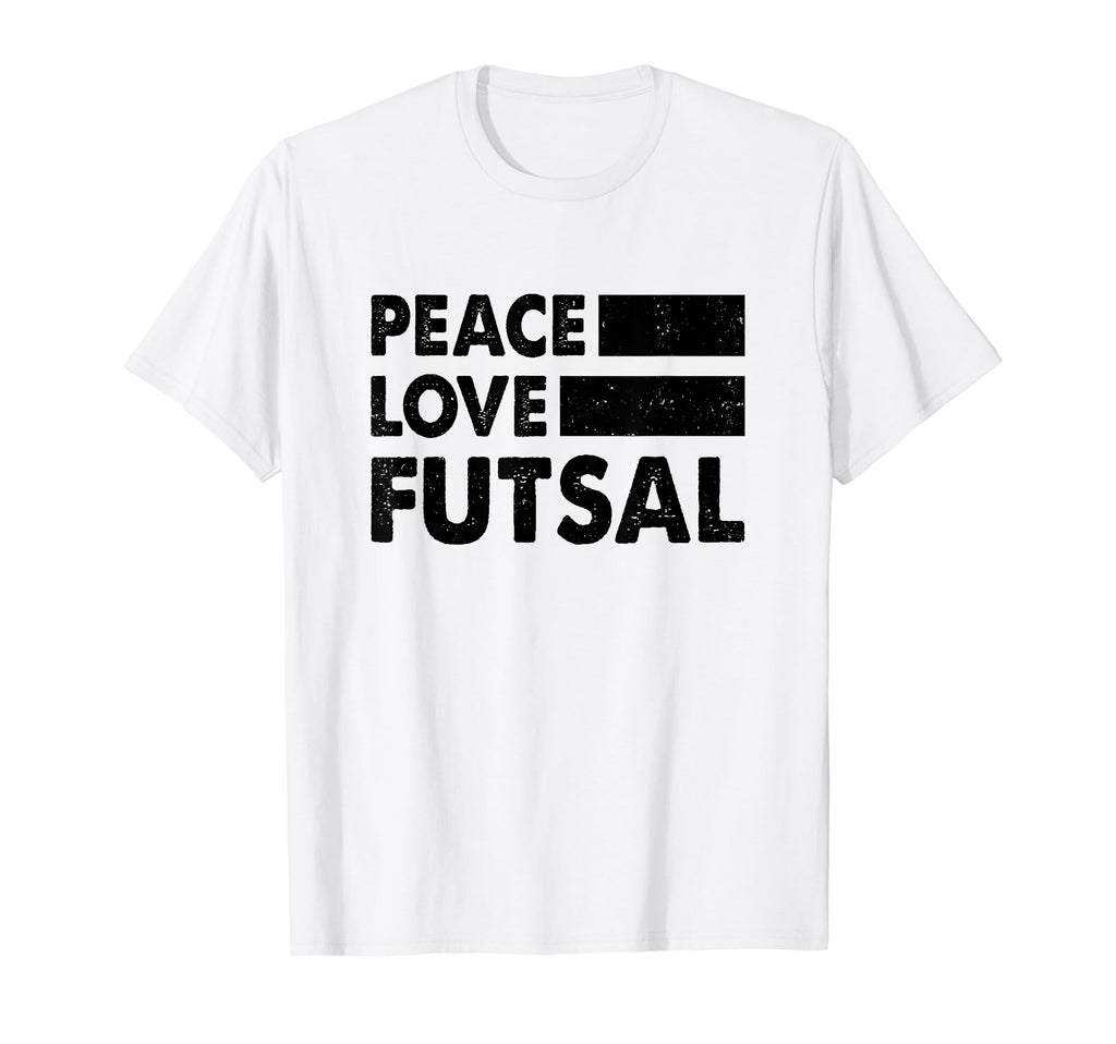 Peace Love Futsal Indoor Soccer Player T-Shirt - Streetwear Style Unisex