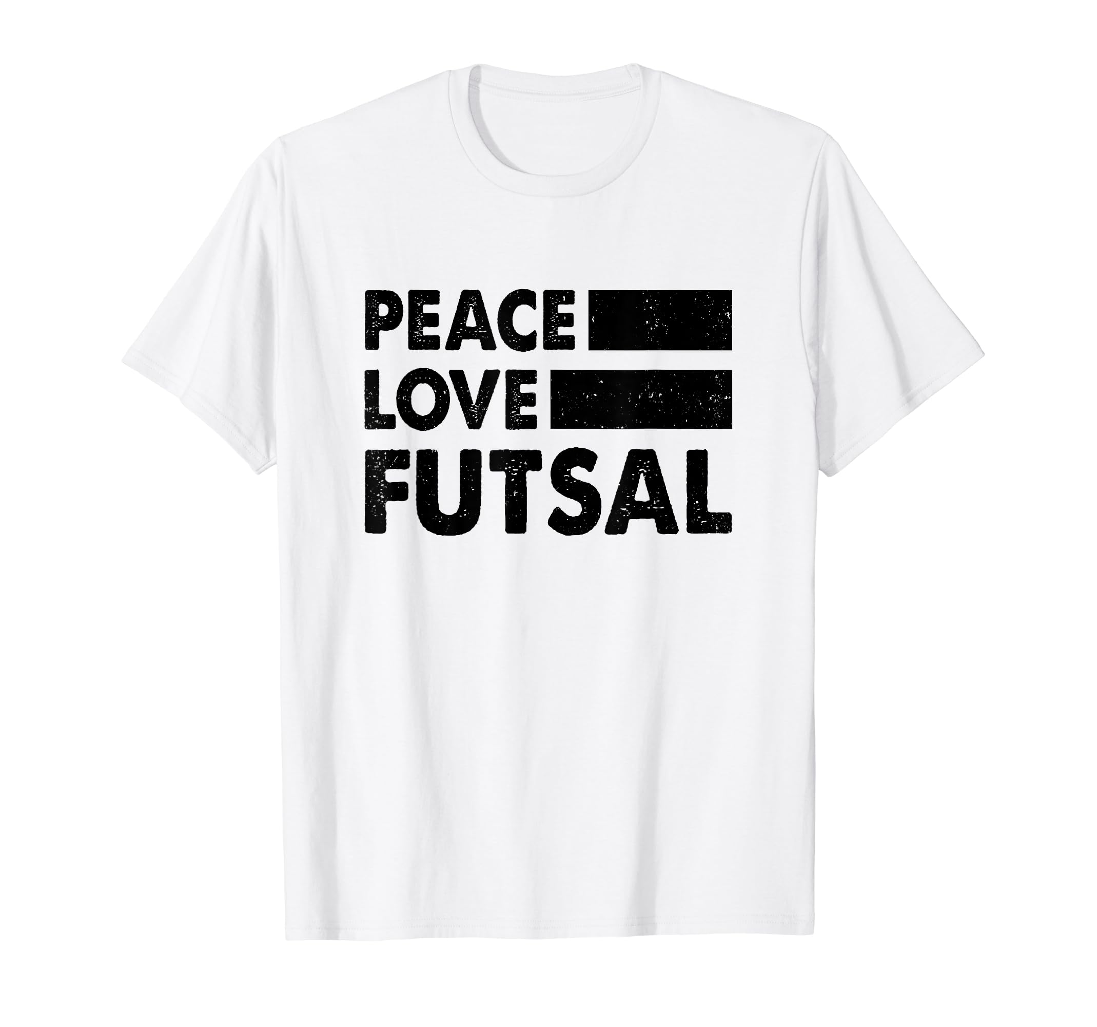 Peace Love Futsal Indoor Soccer Player T-Shirt - Streetwear Style Unisex
