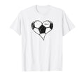 Soccer Love Soccer Heart Soccer Mom T-Shirt - Aesthetic Graphic Men Women