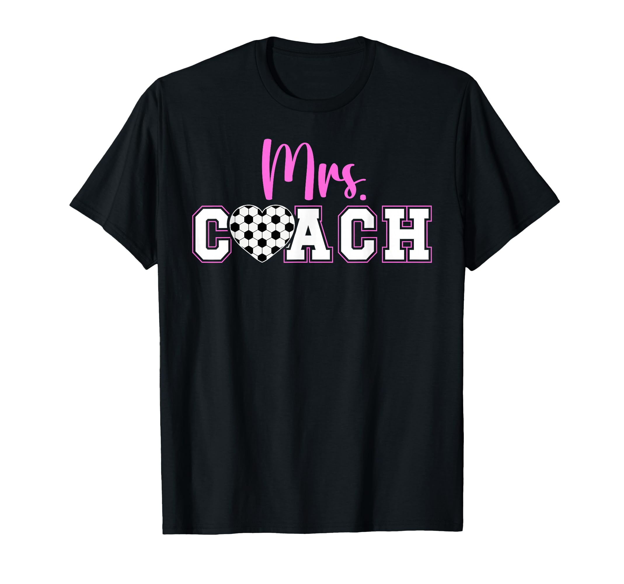 Mrs Coach Soccer Coach Wife Soccer Coach T-Shirt - Unique Graphic Men Women