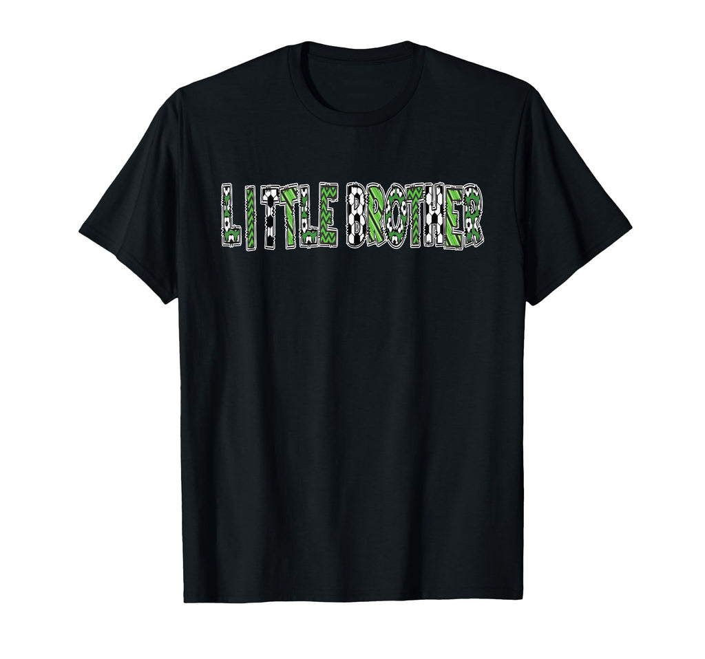 Soccer Little Brother Birthday Party T-Shirt - Trendy Graphic for Adults