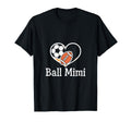 Ball Mimi Heart Funny Soccer T-Shirt - Unique Graphic for Adults