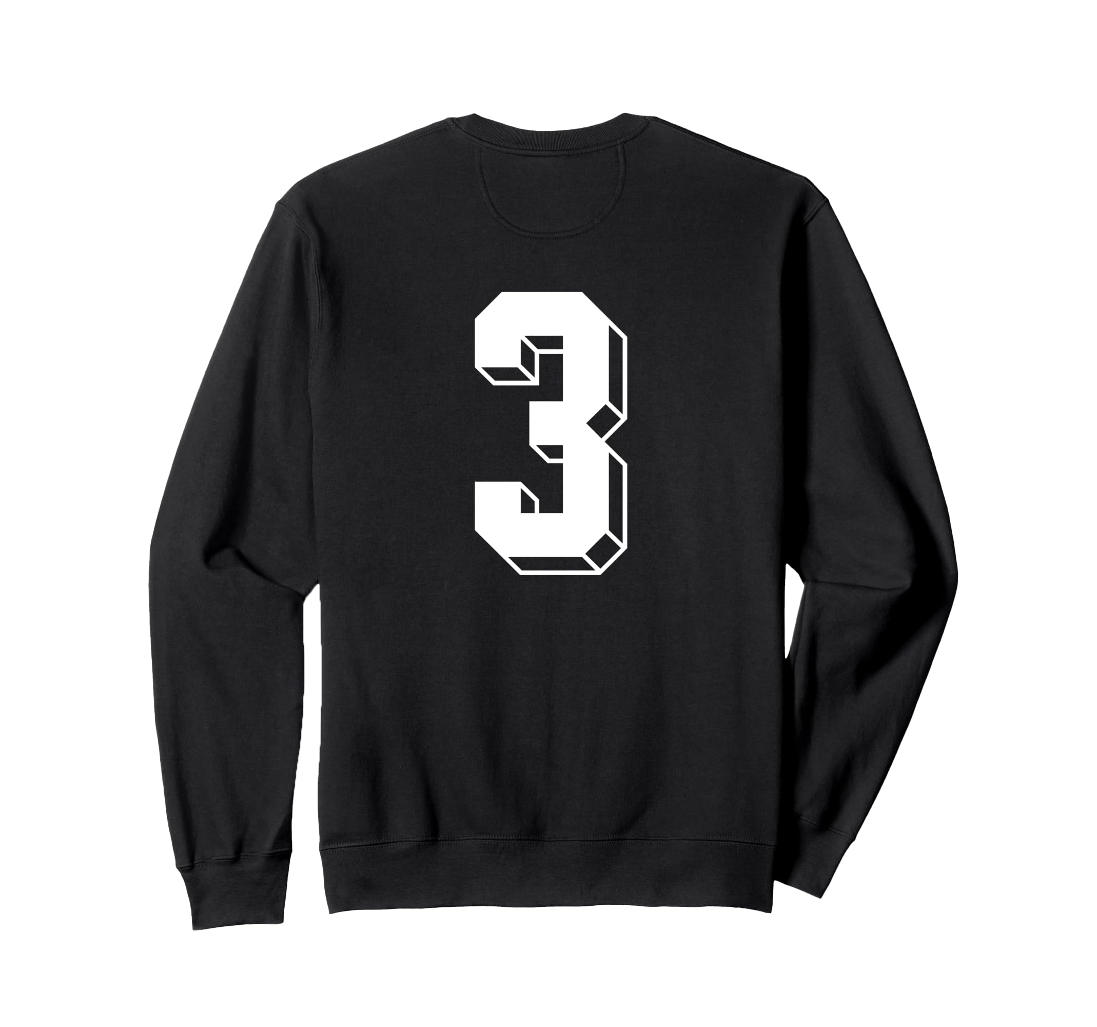 Number 3 Backside 80S 90S Team Sweatshirt - Aesthetic Graphic Men Women