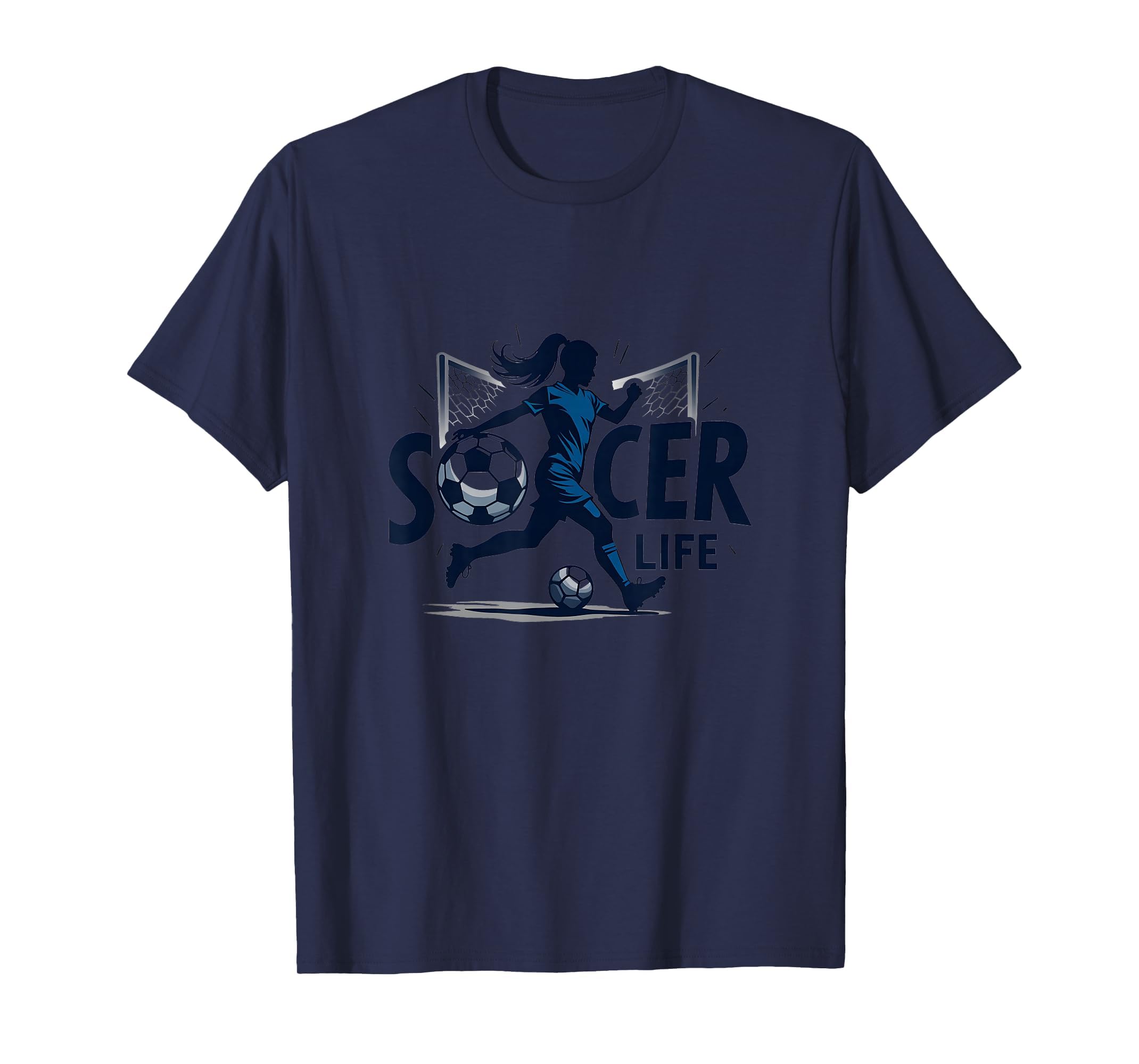 Soccer Is Life Womens Passion T-Shirt - Fun Novelty Design for Adults