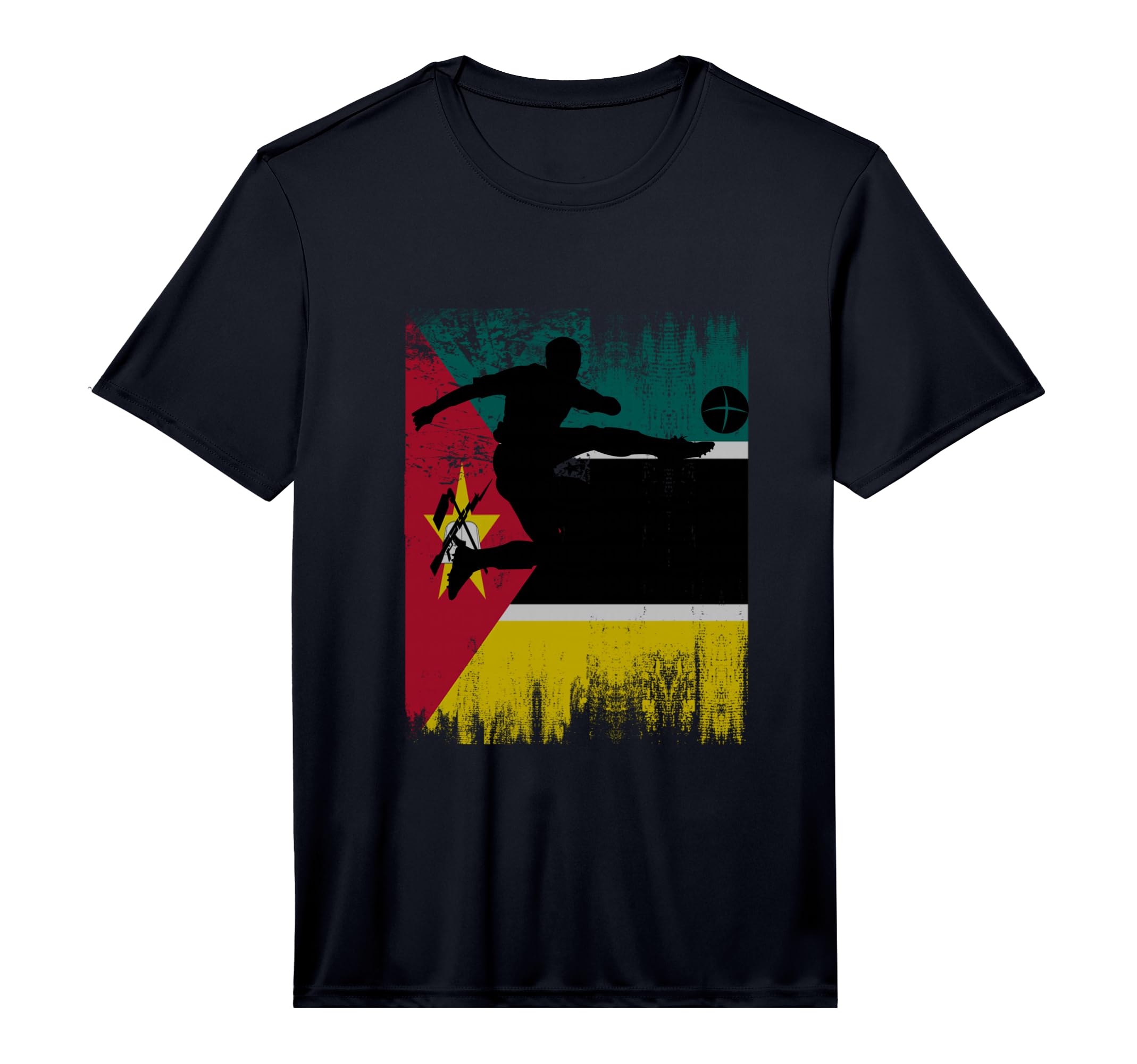Mozambique Soccer Mozambican Football T-Shirt - Graphic Print Unisex