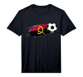 Mens Angola Flag Angolan Soccer Flag T-Shirt - Novelty Apparel Men Women