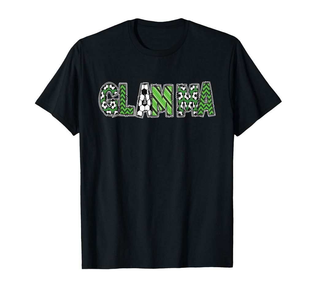Soccer Glam Ma Birthday Party T-Shirt - Novelty Apparel for Adults