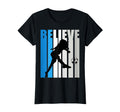 Womens Believe Soccer Motivational T-Shirt - Streetwear Style for Adults