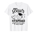 2027 Senior Soccer Stepdad Proud Family T-Shirt - Unique Graphic Unisex