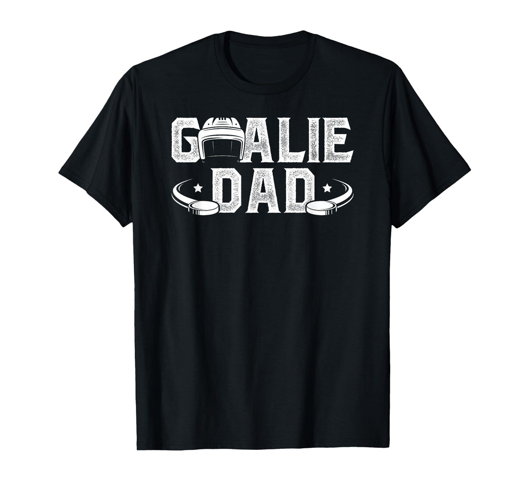 Ice Hockey Goalie Dad Hockey Goalkeeper T-Shirt - Aesthetic Graphic Unisex