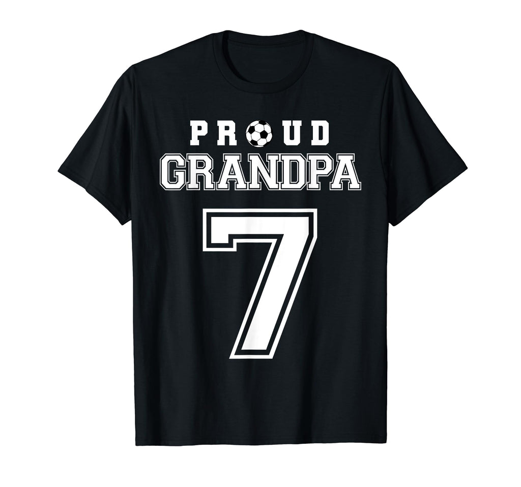 Number 7 Custom Proud Soccer Futbol T-Shirt - Unique Graphic for Adults