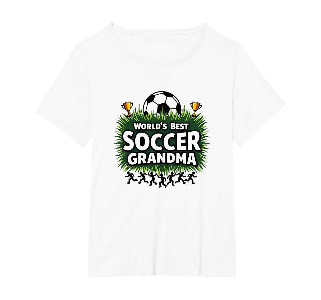 Worlds Best Soccer Grandma Champion T-Shirt - Custom Art Print Unisex