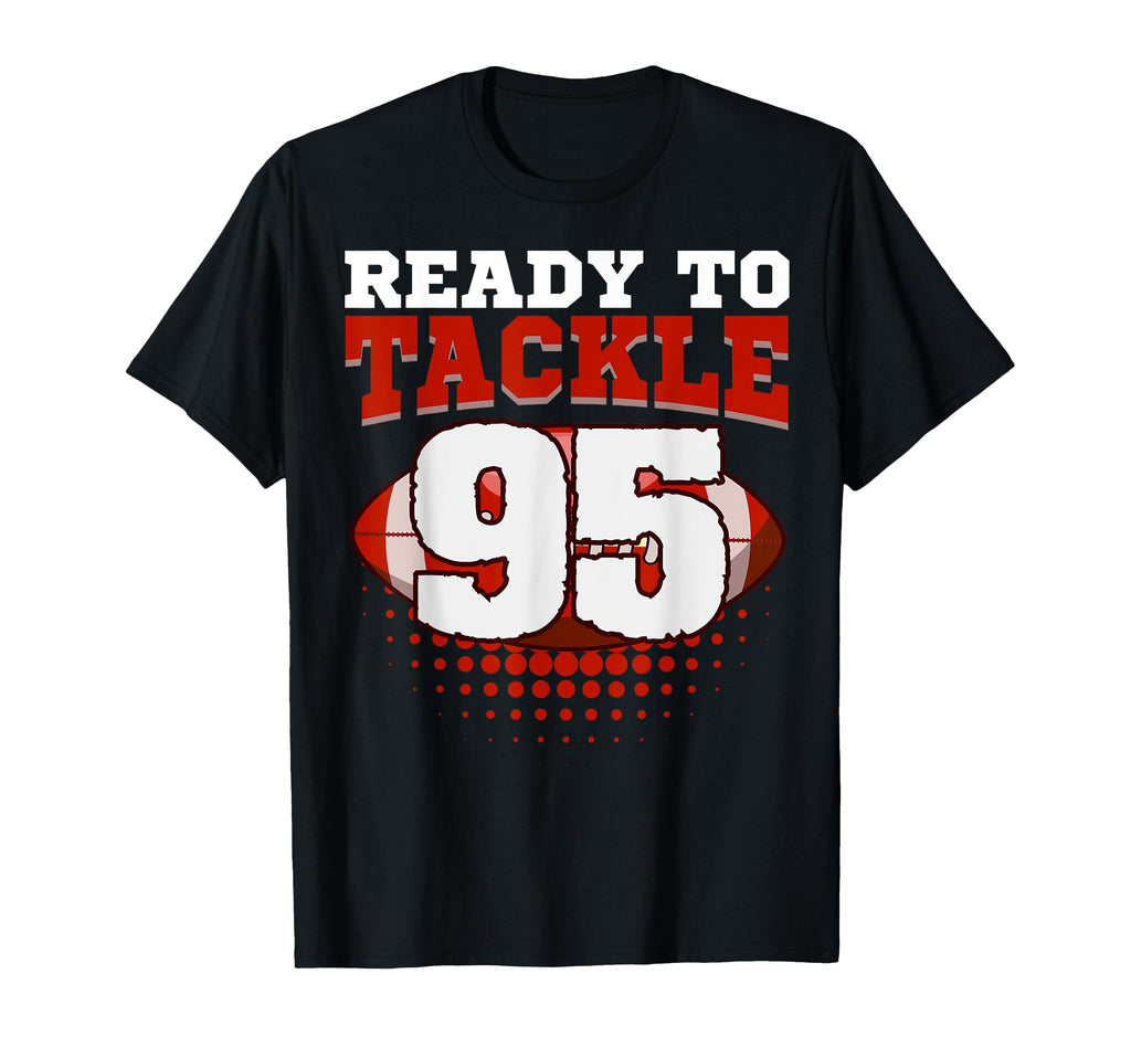 Football 95Th Birthday Player T-Shirt - Casual Everyday Wear Men Women