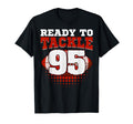 Football 95Th Birthday Player T-Shirt - Casual Everyday Wear Men Women