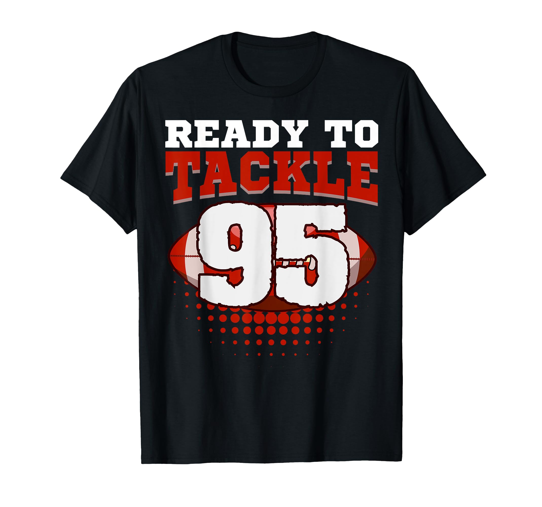 Football 95Th Birthday Player T-Shirt - Casual Everyday Wear Men Women