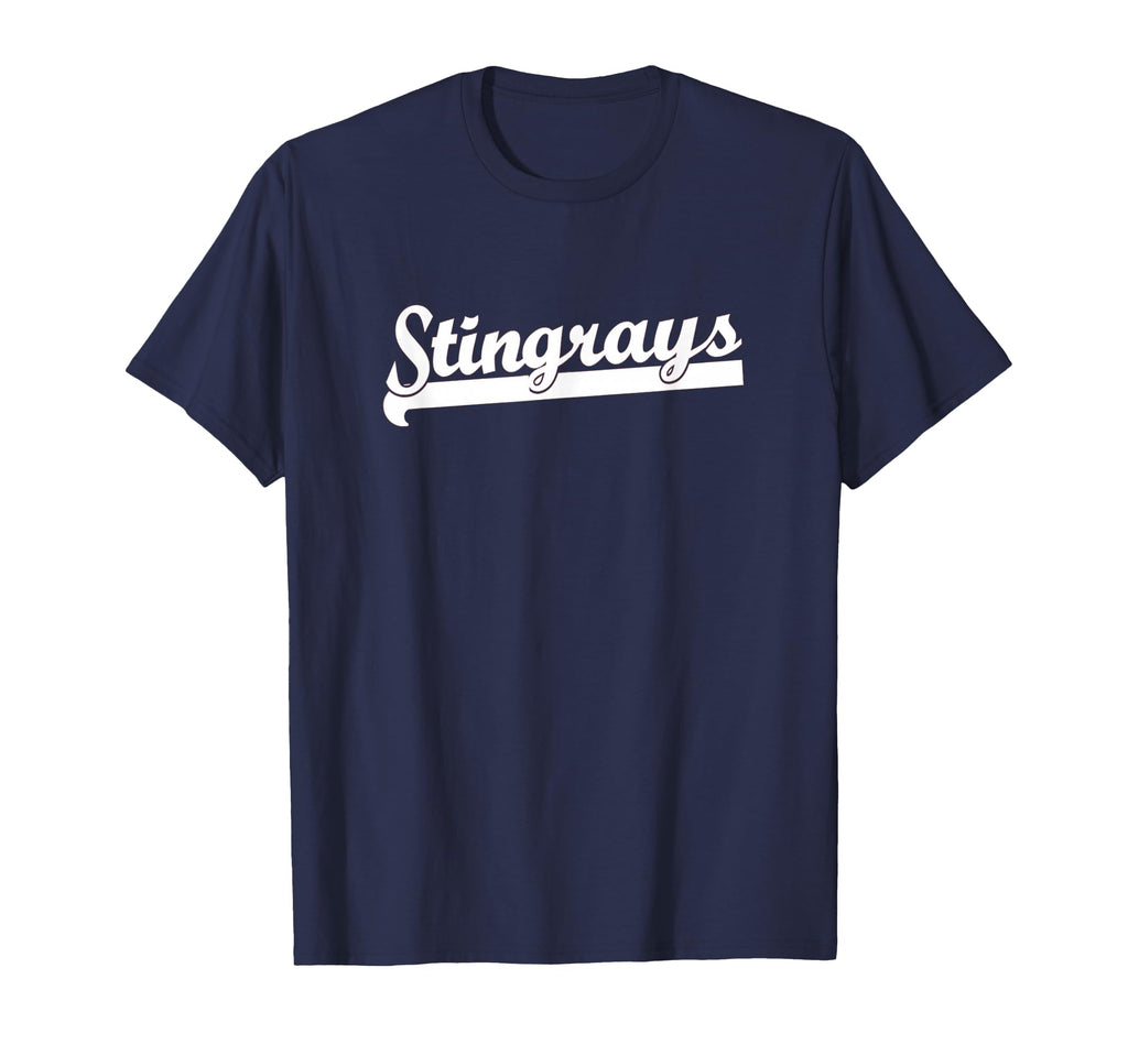 Stingrays Swimming Basketball T-Shirt - Fun Novelty Design for Adults