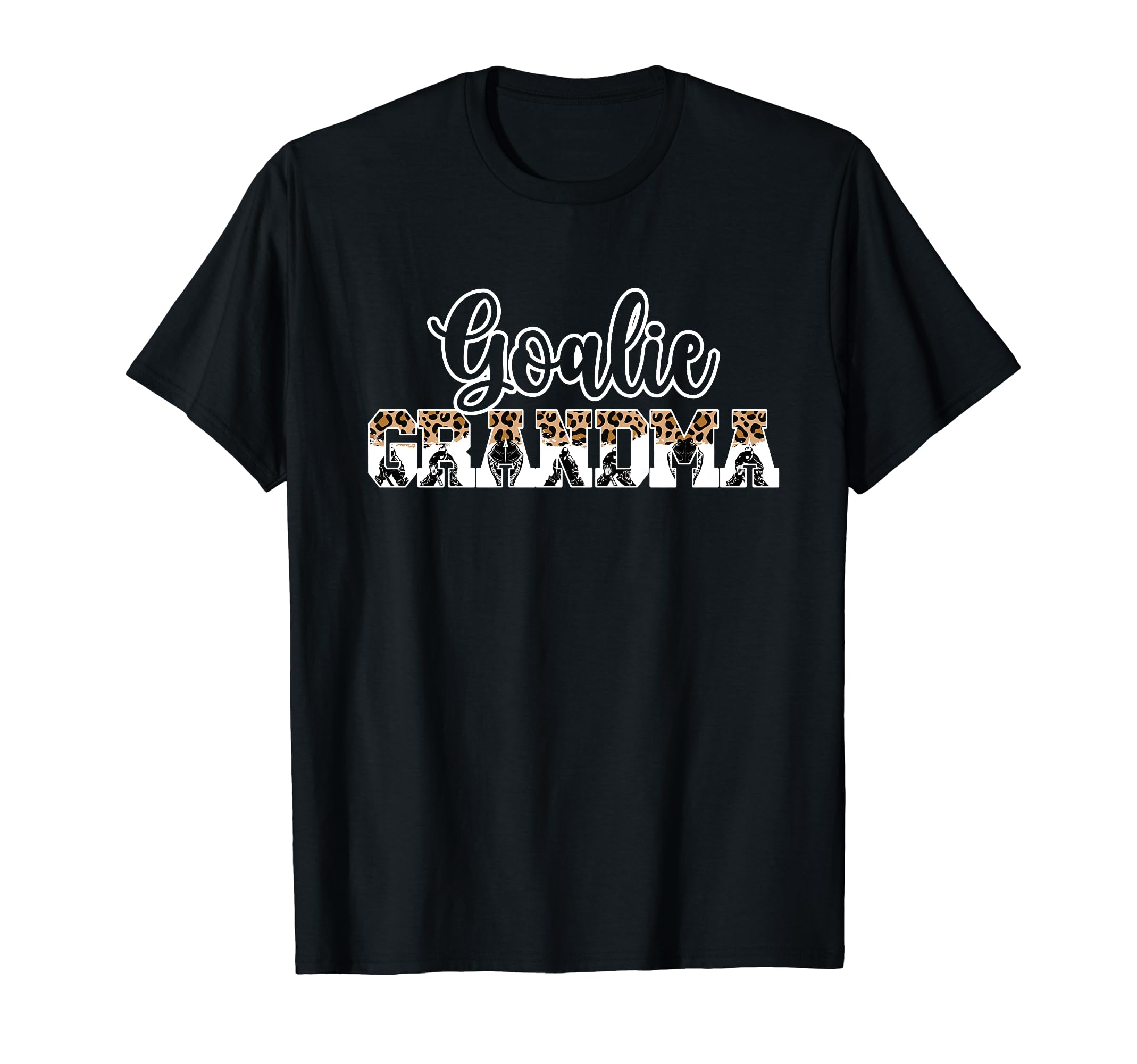 Ice Hockey Goalie Grandma Hockey Keeper T-Shirt - Custom Art Print Unisex