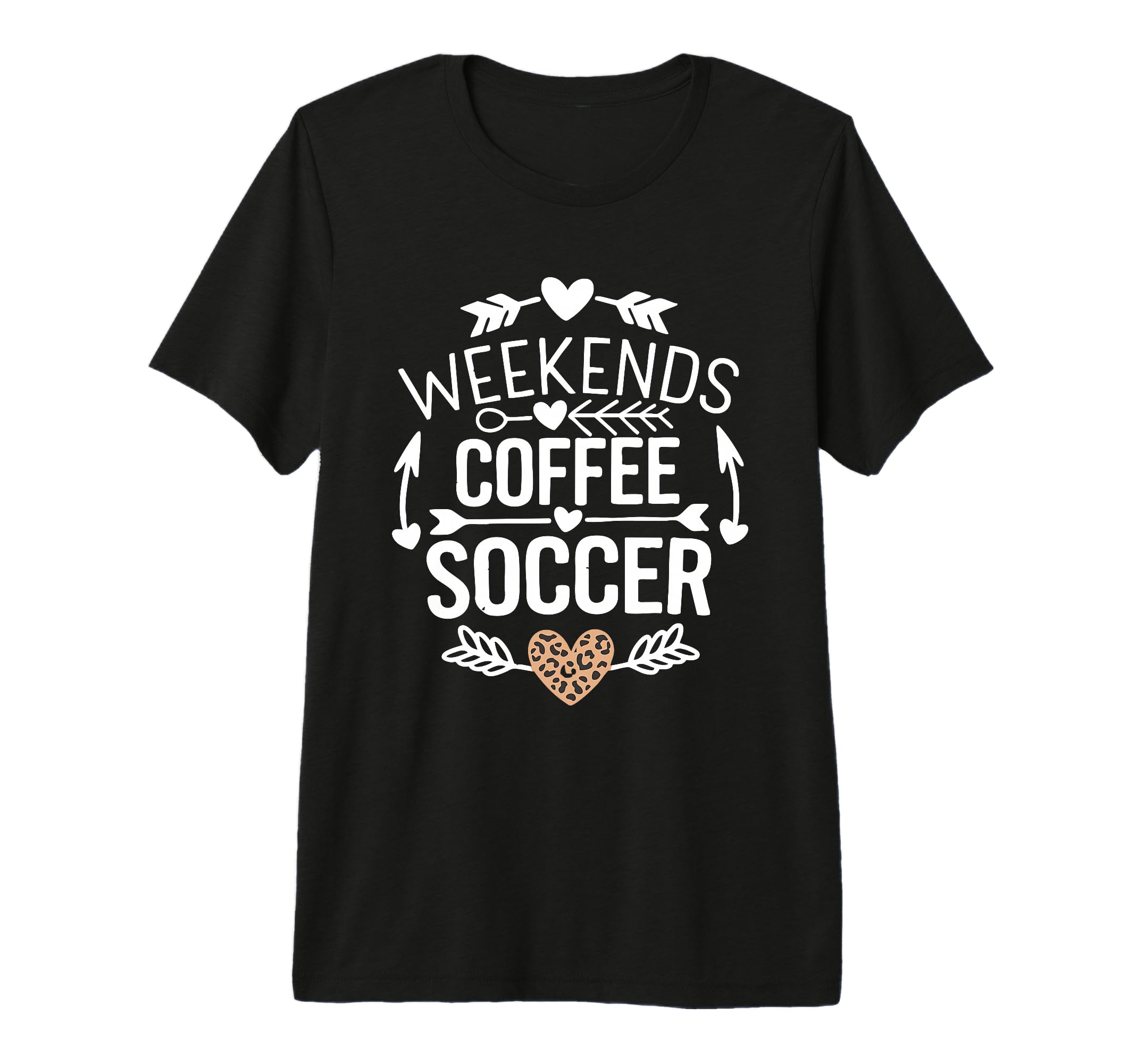 Weekends Coffee And Soccer Mom T-Shirt - Casual Everyday Wear Men Women