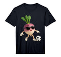 Mens Turnip Soccer Performance T-Shirt - Fun Novelty Design Men Women