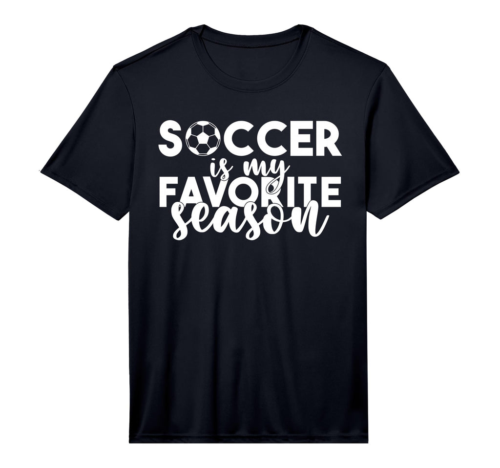 Soccer Is My Favorite Season Soccer T-Shirt - Aesthetic Graphic for Adults