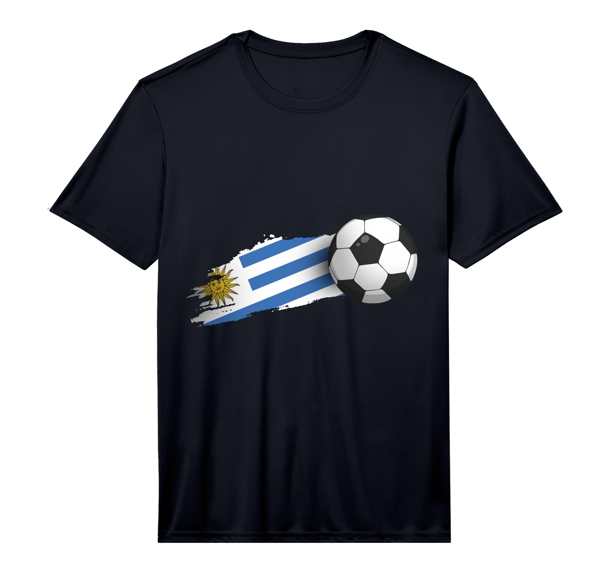 Uruguay Soccer Ball Performance T-Shirt - Aesthetic Graphic Unisex