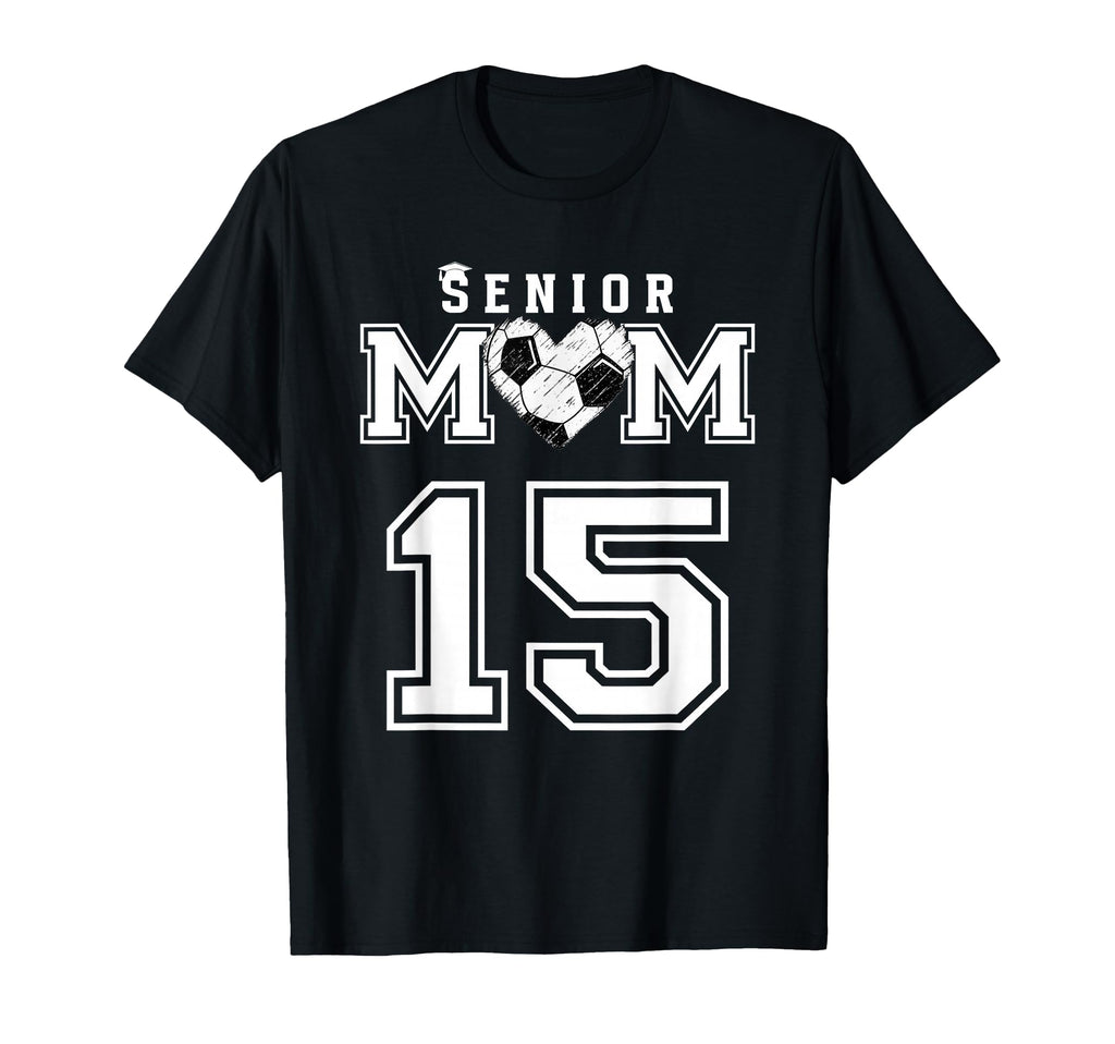 Proud Senior Soccer Mom Custom T-Shirt - Casual Everyday Wear Unisex