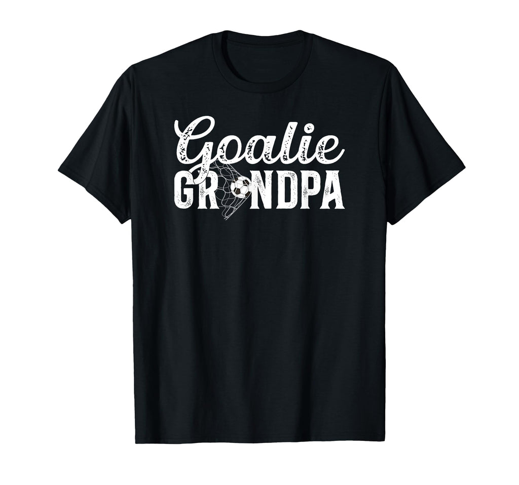 Soccer Goalie Grandpa Soccer Keeper T-Shirt - Unique Graphic Unisex