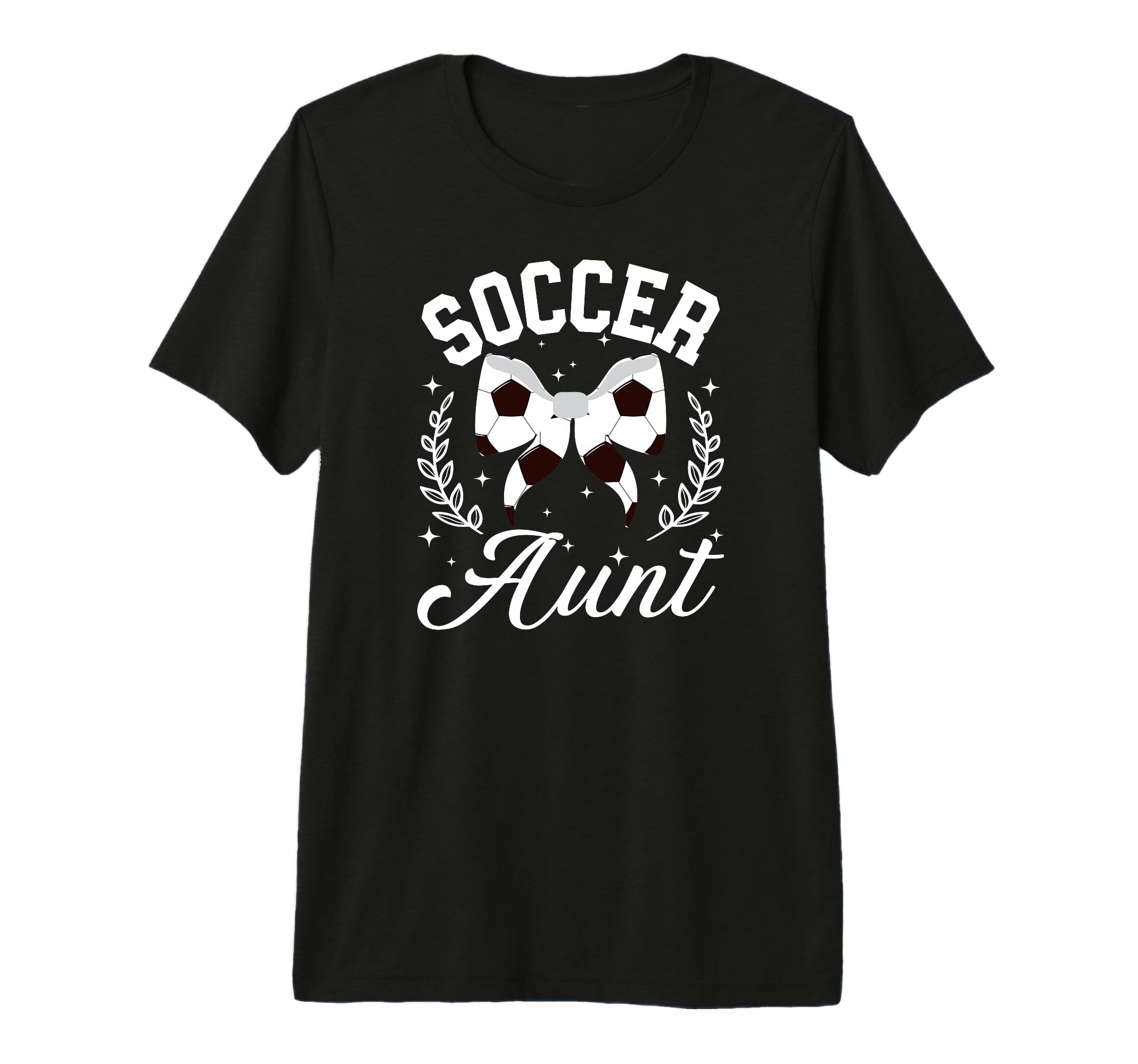 Soccer Aunt Coquette Soccer Player Aunt T-Shirt - Graphic Print Unisex