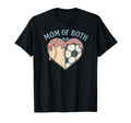 Mom Both Soccer And Baseball Sports T-Shirt - Trendy Graphic Men Women