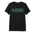 Alabama Soccer Green Text Tri Blend T-Shirt - Custom Art Print for Adults