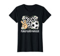 Peace Love Soccer Lover Cow Soccer T-Shirt - Fun Novelty Design Men Women