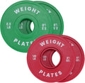 2 in Change Plates 1.25LB Pairs 2.5LB Pairs 5LB Pairs 10LB Pairs 17.5 LB 37.5 LB Set Fractional Weight Plates Set,Bumper plates for Gym Home,Rubber Coating & Steel